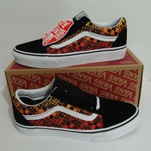 Vans Old Skool Logo Flame Women's Casual Shoes